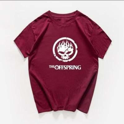T-shirt Offspring - W324MT wine red / XS - T-shirt
