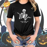 T-shirt Squelette Still in pain - T-shirt