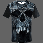 T-shirt tête de mort à longues dents - XS - T-shirt