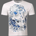 T-shirt tête de mort élégant - XL - T-shirt
