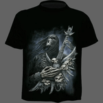 T-shirt Tête de mort guitariste - S - T-shirt
