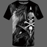 T-shirt tête de mort pirate - XS - T-shirt