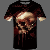 T-shirt Tête de mort sans machoire - S - T-shirt