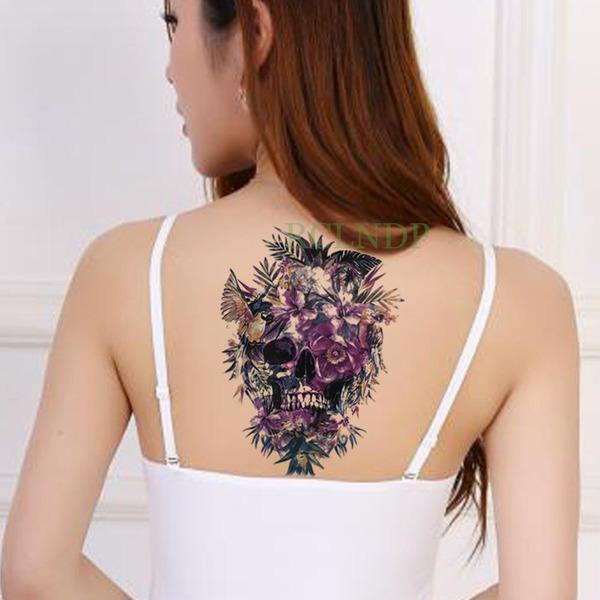 Tatoo temporaire tête de mort - Tatoo
