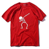 T-shirt dab homme squelette - DA0113A-RED / S - T-shirt