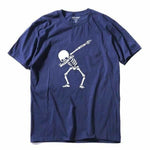 T-shirt dab homme squelette - DA0113A-NAV / S - T-shirt
