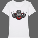T-shirt tête de mort superman - Blanc / XS - T-shirt