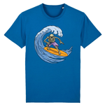 T-shirt Tete de mort Surfeur homme - Bleu / XS - T-shirt