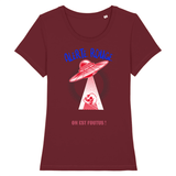 T-shirt Alerte Rouge OVNI - Bordeaux / XS - T-shirt