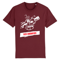 T-shirt Fuck Coronavirus - Bordeaux / XS - T-shirt