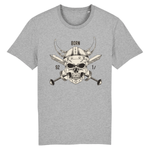 T-shirt Viking Tête de mort - Gris / XS - T-shirt