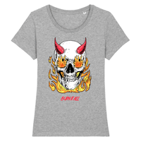 T-shirt femme Diable - Gris / XS - T-shirt