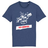 T-shirt Fuck Coronavirus - Indigo / XS - T-shirt