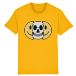 T-shirt smiley tête de mort - Jaune / XS - T-shirt
