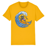 T-shirt Tete de mort Surfeur homme - Jaune / XS - T-shirt