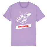 T-shirt Fuck Coronavirus - Lavande / XS - T-shirt