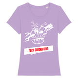 T-shirt Fuck Coronavirus Femme - Lavande / XS - T-shirt
