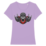 T-shirt tête de mort superman - Lavande / XS - T-shirt