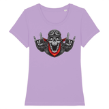 T-shirt tête de mort superman - Lavande / XS - T-shirt