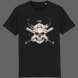 T-shirt Viking Tête de mort - Noir / XS - T-shirt