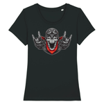 T-shirt tête de mort superman - Noir / XS - T-shirt