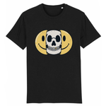 T-shirt smiley tête de mort - Noir / XS - T-shirt