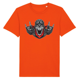 T-shirt Superman Tête de mort Homme - Orange / XS - T-shirt