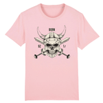 T-shirt Viking Tête de mort - Rose / XS - T-shirt