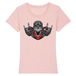 T-shirt tête de mort superman - Rose / XS - T-shirt