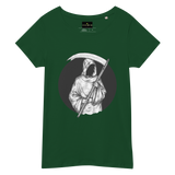 T-shirt éco-responsable femme La faucheuse
