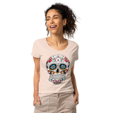 T-shirt tête de mort mexicaine femme