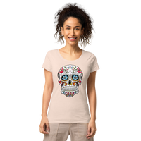 T-shirt tête de mort mexicaine femme