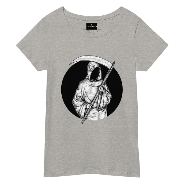 T-shirt éco-responsable femme La faucheuse