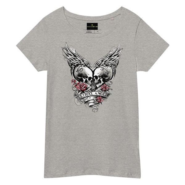 T-shirt Lethal Angel tête de mort pour femme