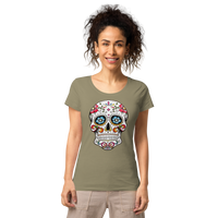 T-shirt tête de mort mexicaine femme