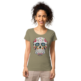 T-shirt tête de mort mexicaine femme