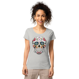 T-shirt tête de mort mexicaine femme