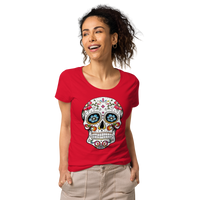 T-shirt tête de mort mexicaine femme