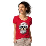 T-shirt tête de mort mexicaine femme