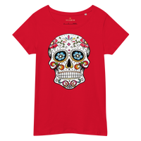 T-shirt tête de mort mexicaine femme