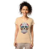 T-shirt tête de mort mexicaine femme